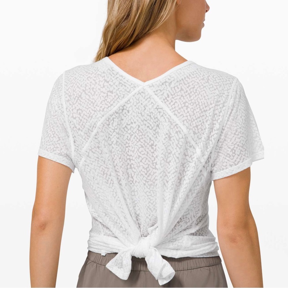 Lululemon Loop Around Tee In White - image 1